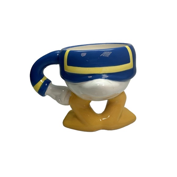 Walt‎ Disney World Donald Duck Feet Mug CUTE Signed - Picture 3 of 5